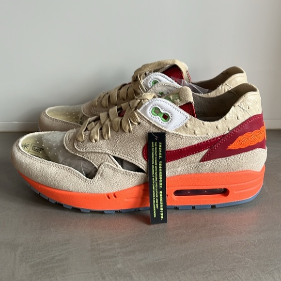 Nike Air Max 1 CLOT Kiss of Death Net Multi Sneakers - Picture 2 of 12